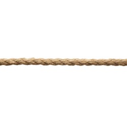 GEFLOCHTENES HANFSEIL 6 MM DICK 1 METER