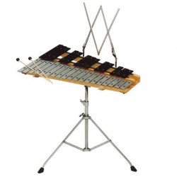 SINGLE 21/2 CHROMATIC METALLOPHONE WITH STAND