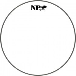 18" DRUMHEAD WHITE NP 250 SMOOTH BASS DRUM...