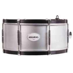 TAMBOUR ARAHAL 38,1 Ø X 16 CM ARGENT AVEC...