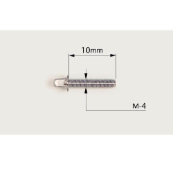 SPANNSCHRAUBE M-4X10 MM GOLD STEG 2er Pack