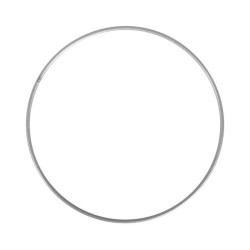 ANNEAU TAMBOURIN EN MÉTAL 25,4CM CHROMÉ