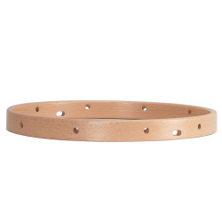 BAGUE EN BOIS DE TAMBOUR GALICIEN 25,4 Ø X...
