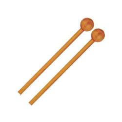 GLOCKENSPIEL KUGEL 25 MM HOLZGRIFF 24 CM PAAR