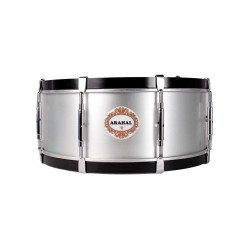 TAMBOUR ARAHAL 35,6 Ø X 16 CM ARGENT