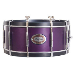 TAMBOR ARAHAL 35,6 Ø X 16 CM ROXO COM SUPORTE