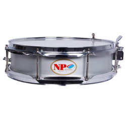 ALUMINIUM BAND CASE 14" Ø X 09 CM SILVER