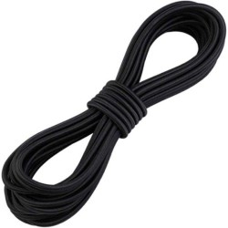 ELÁSTICO PRETO 8 MM 1 METRO