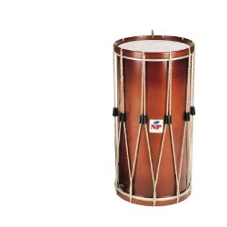 TAMBOR PROVENZAL 30,5 Ø X 60 CM NOGAL AROS...