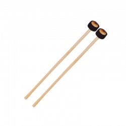 XYLOPHON KEULE GUMMIRING HOLZGRIFF 39 CM PAAR