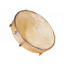 HAND DRUM 40.6 Ø X 5.5 CM NATURAL SKIN...