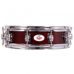 GREAT Snare drum LINED 14" X 4" RED WINE...