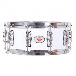 GREAT Snare drum LINED 14"X 6"½ WHITE...