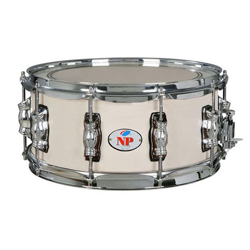 NP drums - CAJA GREAT MADERA CROME 35,6 Ø X 15 CM CASCO COCO AROS METÁLICOS  BRIDA TRIPLE