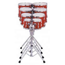 SET 8 TOMS CHERRY RED CONCERT WITH STANDS