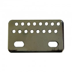 METALLPLATTE BORDON SILK CROME 2er-Pack