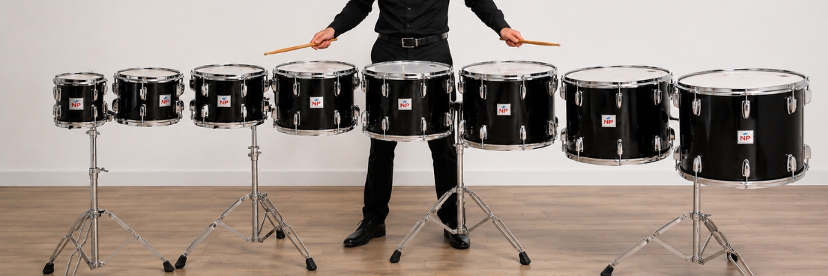 NPdrums-Try our concert Toms in different sizes and colors