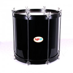 TIMBAL COFRADÍA REGLAMENTO 38,1 Ø X 35 CM NEGRO AROS NEGRO LISO