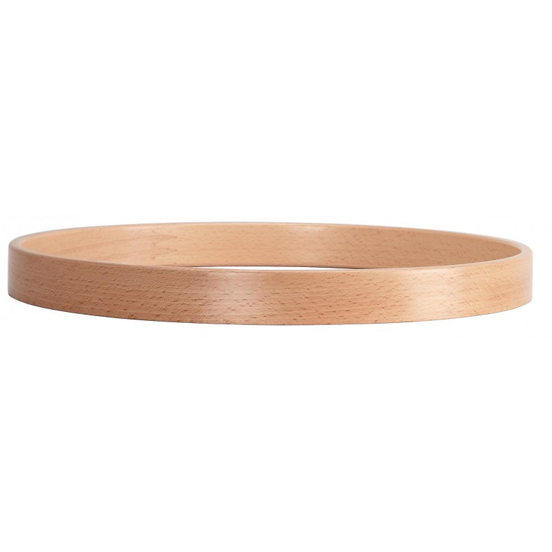 TAMBOR GALEGO ANEL DE MADEIRA 30,5 Ø X 3,0 CM BATEDOR LISO