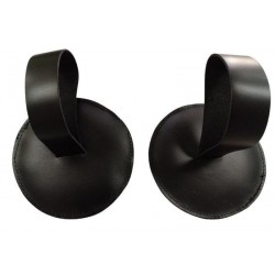 PAIRE D’AMORTISSEURS DE SANGLES DE PLAQUE NOIRE