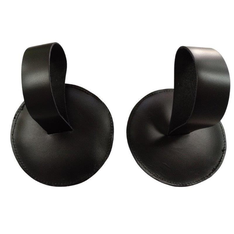 BLACK PLATE STRAPS SHOCK PAIR