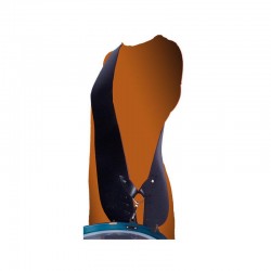 LONG BLACK REGULATION SHOULDER STRAP