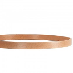 BATTEUR À ANNEAU EN BOIS 20,3 Ø X 2,5 CM NATUREL LISSE