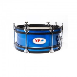 TAMBOR COFRADÍA INFANTIL 25,4 Ø X 11 CM AZUL AROS NEGRO RANURA