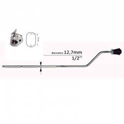 Pata + Abrazadera Base Bateria 12.7 MM.