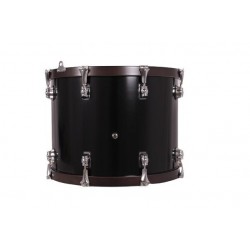 TIMBAL SAYÓN ROSARIO CROME 45,7 Ø X 34 CM NEGRO AROS AZABACHE