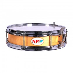 Caja Escuela 35,6 Ø X 09 cm Natural Aros Metálicos.