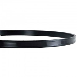 CÂMERA DE TAMBOR BAIXO ARO DE MADEIRA 76,2 Ø X 3,0 CM RANHURA DE GRAFITE