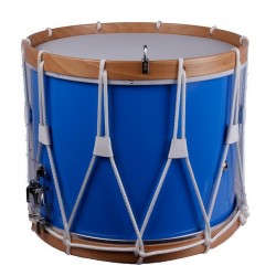 CORDA DE TAMBOR GRANADEIRO 38,1 Ø X 30 CM AROS AZUIS BURACOS NATURAIS