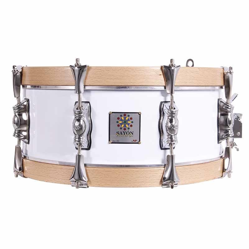 Consigue el Tambor Pasión del Sur crome 35,6 Ø X 14 cm blanco-NPDrums