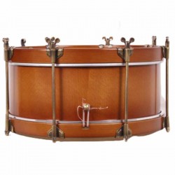 Tabal Morellano Piel 35,6 Ø X 14 cm con Varillas.