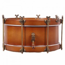 Tabal Morellano Piel 35,6 Ø X 14 cm con Varillas.