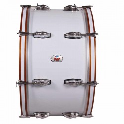 Prueba Nuestro Bombo Standar Cromado 55,9 Ø X 30 cm blanco-NPDrums
