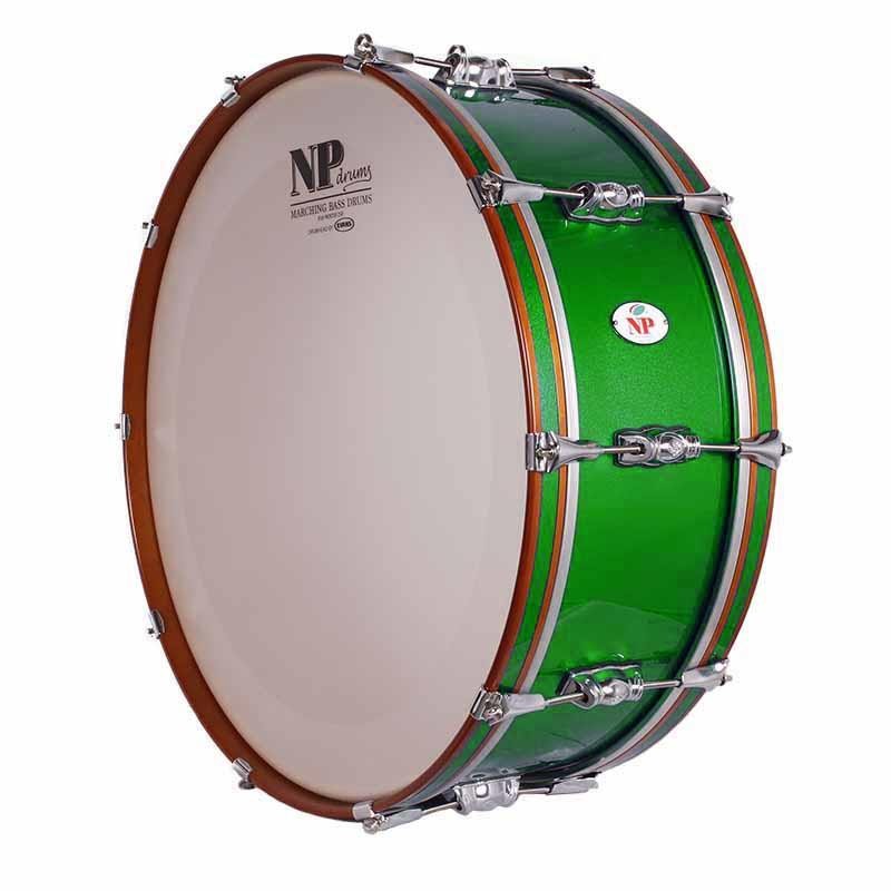 Try Our Standard Bass Drum Chrome 60.9 Ø X 20 cm green-NPDrums