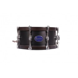 TAMBOR SAYÓN ROSARIO CROME 35,6 Ø X 16 CM NEGRO AROS AZABACHE