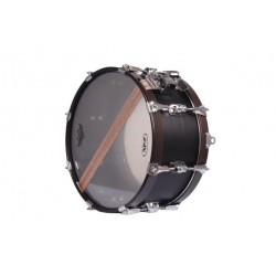 TAMBOR SAYÓN ROSARIO CROME 35,6 Ø X 16 CM NEGRO AROS AZABACHE