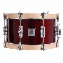 Prueba el auténtico Tambor Pasión del Sur crome 35,6 Ø X 18 cm rojo vino-NPDrums
