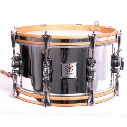 Prueba el auténtico Tambor Pasión del Sur crome 35,6 Ø X 18 cm plata-NPDrums