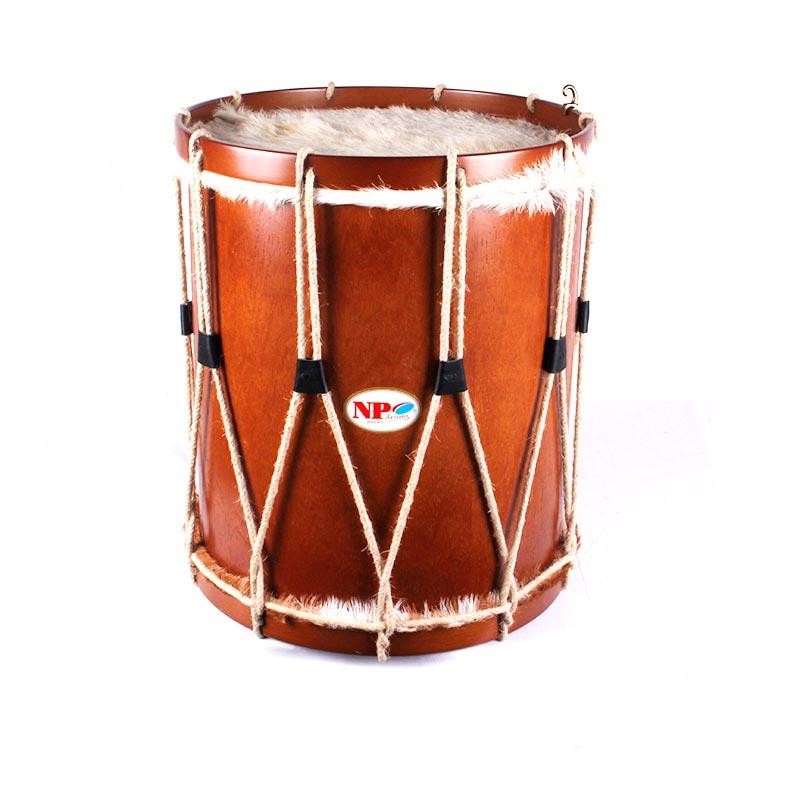 PERUANISCHE PAUKENSAITEN 40,6 Ø X 44 CM NUSSBAUM