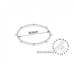 BAGUE SURDO 35,6 Ø X 1,5 CM BORDONERO 8 DIVISIONS