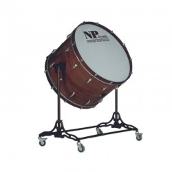 Bombo cámara crome 55,9 Ø x 50 cm Nogal con soporte-NPDrums