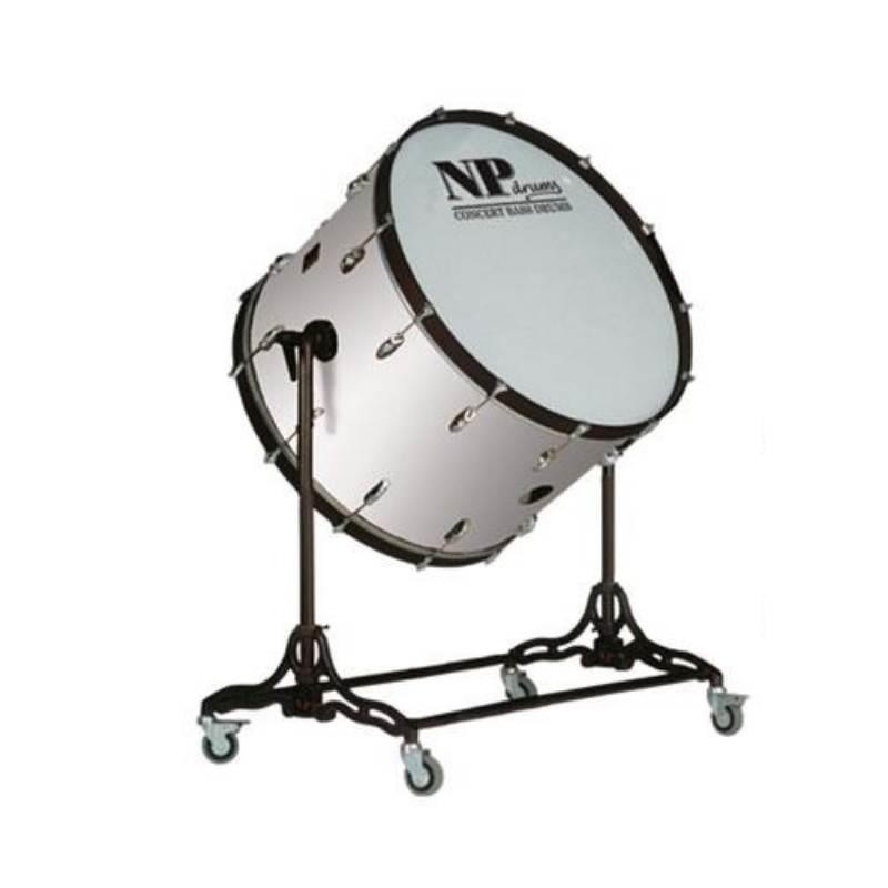 Crome Kammertrommel 60,9 Ø x 50 cm Weiß mit Ständer-NPDrums