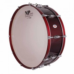 Prueba Nuestro Bombo Standar Cromado 66,0 Ø X 20 cm rojo vino-NPDrums