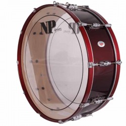Prueba Nuestro Bombo Standar Cromado 66,0 Ø X 20 cm rojo vino-NPDrums