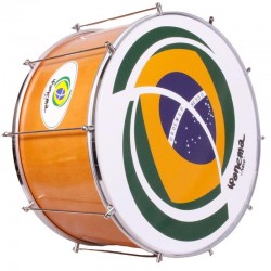 SURDO FUZILEIRO BOIS 55,9 Ø X 30 CM MIEL