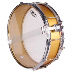 Prueba nuestra caja de banda 35,6 Ø X 09 cm aluminio oro-NPDrums